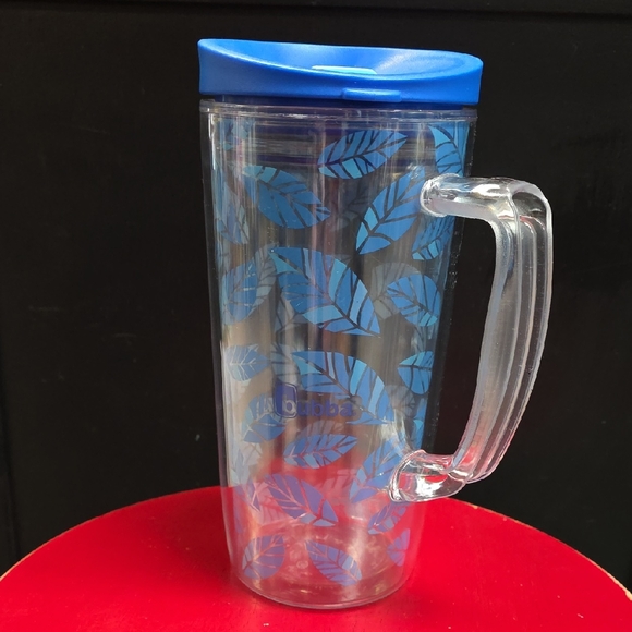 Bubba Other - Bubba 32oz Handled Water Bottle BPA FREE EUC Blue leaves pattern